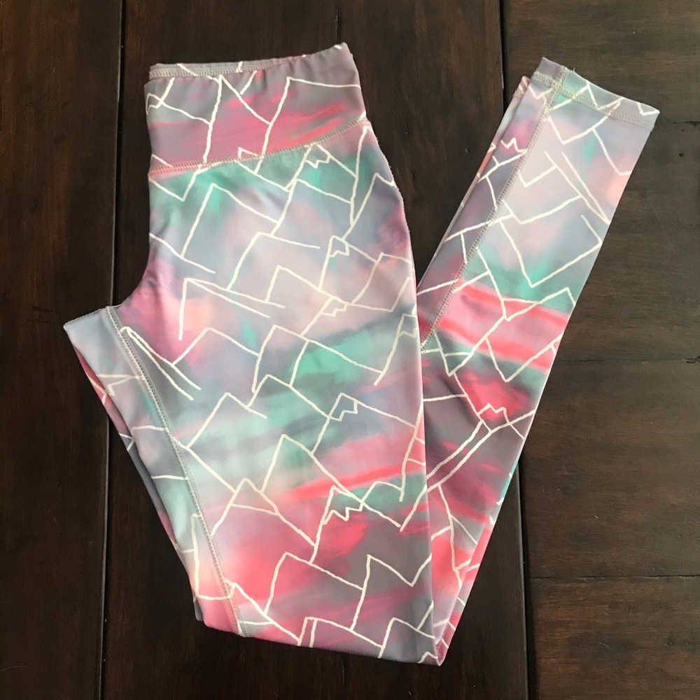 Target Mossimo Pastel Mountains FullLength Legging